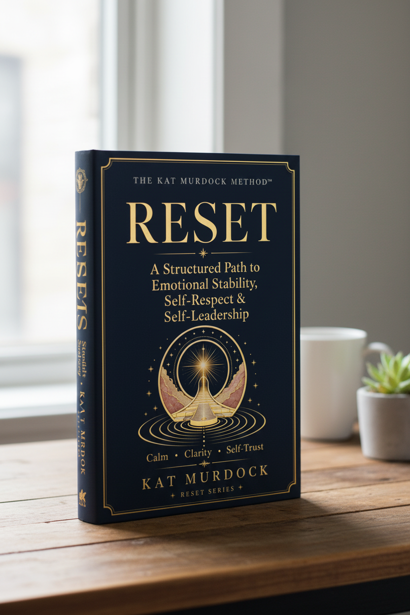 Reset book by Kat Murdock - A Structured Path to Emotional Stability, Self-Respect & Self-Leadership