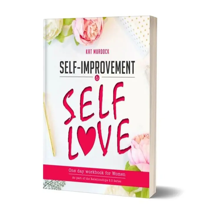 A book cover with the title self-improvement and self love.