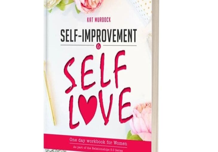 A book cover with the title self-improvement and self love.